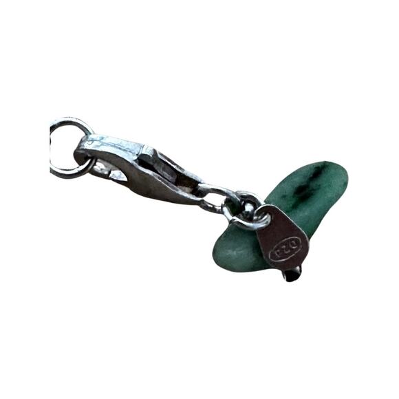 Ruby Zoisite Chip Necklace Sterling Silver Clasp - Picture 5 of 7